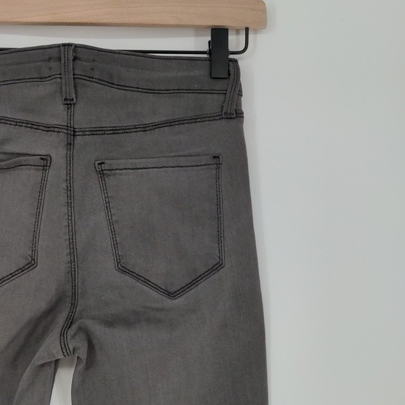 L'AGENCE Margot Skinny High Rise Nickel Grey Jean Denim Size 25‎ - Picture 12 of 15